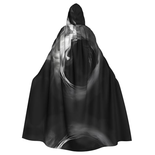 WZYWHJ Cosplay Poncho mit Kapuze für Damen und Herren, Traumwirbel, abstraktes Muster, Aldult Qualität von WZYWHJ