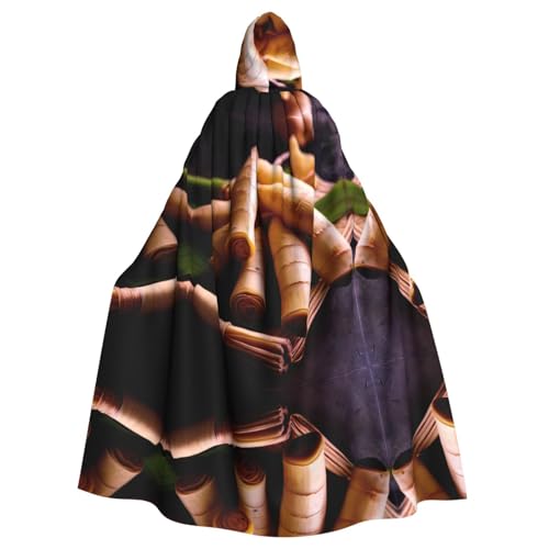 WZYWHJ Cosplay Poncho mit Kapuze für Damen und Herren, frisches Bambusmuster WZYWHJ Cosplay Poncho mit Kapuze für Damen und Herren, frisches Bambusmuster von WZYWHJ
