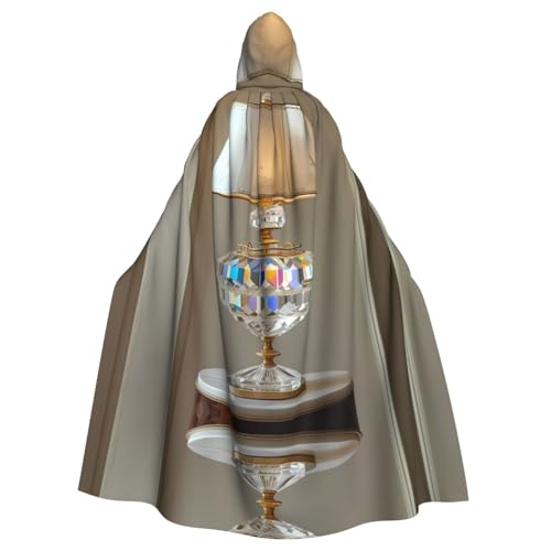 WZYWHJ Cosplay-Poncho mit Kristall-Lampenmuster, hochwertig, für Damen und Herren, Halloween WZYWHJ Cosplay-Poncho mit Kristall-Lampenmuster, hochwertig, für Damen und Herren, Halloween von WZYWHJ
