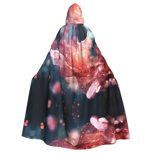 WZYWHJ Cosplay-Poncho mit Kristallblütenmuster, Aldult Qualität, Umhang mit Kapuze, für Damen und Herren WZYWHJ Cosplay-Poncho mit Kristallblütenmuster, Aldult Qualität, Umhang mit Kapuze, für Damen und Herren von WZYWHJ