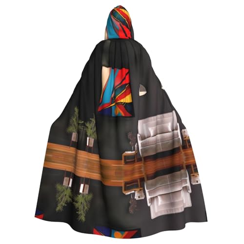 WZYWHJ Cosplay-Poncho mit Kunstdruck, Aldult Qualität, Umhang mit Kapuze, für Damen und Herren WZYWHJ Cosplay-Poncho mit Kunstdruck, Aldult Qualität, Umhang mit Kapuze, für Damen und Herren von WZYWHJ