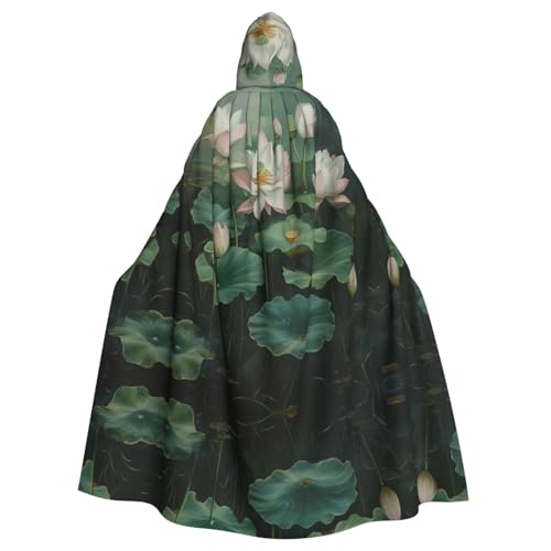 WZYWHJ Cosplay-Poncho mit Lotusblatt-Bild, hochwertig, für Damen und Herren, Halloween WZYWHJ Cosplay-Poncho mit Lotusblatt-Bild, hochwertig, für Damen und Herren, Halloween von WZYWHJ