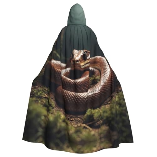 WZYWHJ Cosplay-Poncho mit Schlangenmotiv, für Damen und Herren, Halloween-Party von WZYWHJ