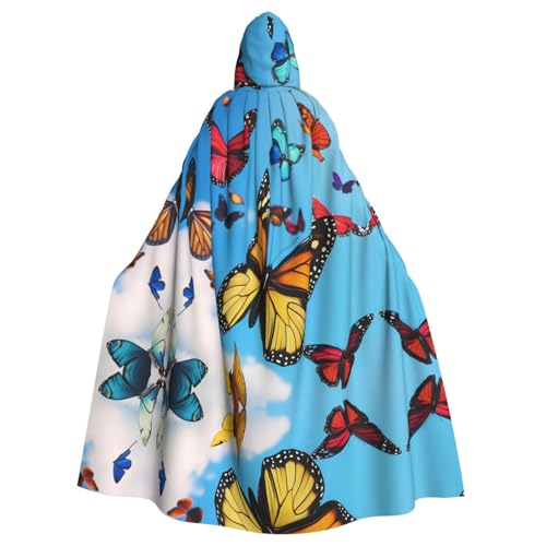 WZYWHJ Cosplay-Poncho mit Schmetterlingsmuster, hochwertig, für Damen und Herren, Halloween WZYWHJ Cosplay-Poncho mit Schmetterlingsmuster, hochwertig, für Damen und Herren, Halloween von WZYWHJ