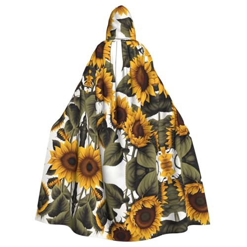 WZYWHJ Cosplay-Poncho mit Sonnenblumen-Motiv, hochwertig, für Damen und Herren, Halloween WZYWHJ Cosplay-Poncho mit Sonnenblumen-Motiv, hochwertig, für Damen und Herren, Halloween von WZYWHJ