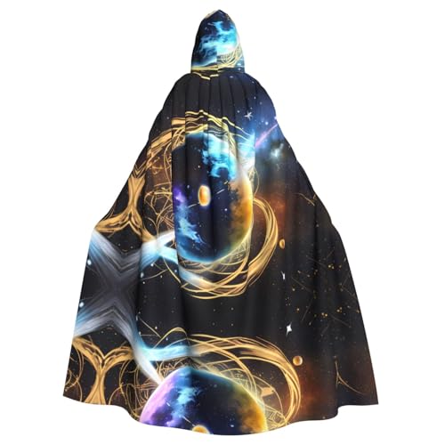 WZYWHJ Cosplay-Poncho mit Sternenmuster, für Damen und Herren, Halloween-Party WZYWHJ Cosplay-Poncho mit Sternenmuster, für Damen und Herren, Halloween-Party von WZYWHJ