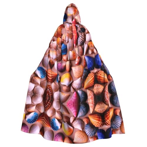 WZYWHJ Cosplay-Poncho mit Strandmuschel-Muster, hochwertig, für Damen und Herren, Halloween WZYWHJ Cosplay-Poncho mit Strandmuschel-Muster, hochwertig, für Damen und Herren, Halloween von WZYWHJ
