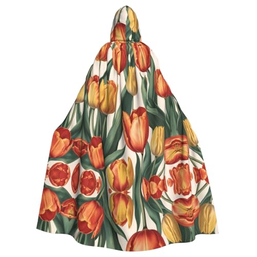 WZYWHJ Cosplay-Poncho mit Tulpenmuster, Aldult Qualität, für Damen und Herren, Halloween WZYWHJ Cosplay-Poncho mit Tulpenmuster, Aldult Qualität, für Damen und Herren, Halloween von WZYWHJ