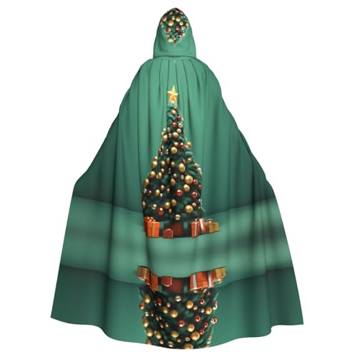 WZYWHJ Cosplay-Poncho mit Weihnachtsbaum-Druck, für Damen und Herren, Halloween-Party WZYWHJ Cosplay-Poncho mit Weihnachtsbaum-Druck, für Damen und Herren, Halloween-Party von WZYWHJ
