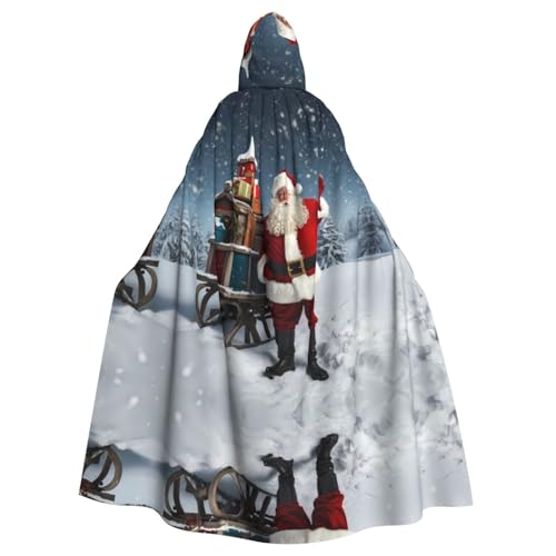 WZYWHJ Cosplay Poncho mit Weihnachtsmann-Motiv, hochwertig, für Damen und Herren, Halloween WZYWHJ Cosplay Poncho mit Weihnachtsmann-Motiv, hochwertig, für Damen und Herren, Halloween von WZYWHJ