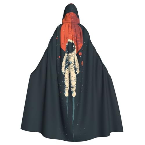 WZYWHJ Cosplay-Poncho mit Weltraumforschungsmuster, Aldult Qualität, Umhang mit Kapuze, für Damen und Herren, Halloween WZYWHJ Cosplay-Poncho mit Weltraumforschungsmuster, Aldult Qualität, Umhang mit Kapuze, für Damen und Herren, Halloween von WZYWHJ