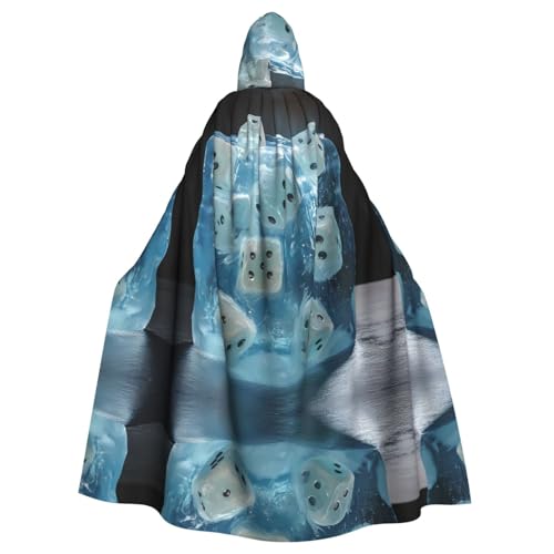 WZYWHJ Cosplay-Poncho mit Würfelmotiv, für Damen und Herren, Halloween-Party WZYWHJ Cosplay-Poncho mit Würfelmotiv, für Damen und Herren, Halloween-Party von WZYWHJ