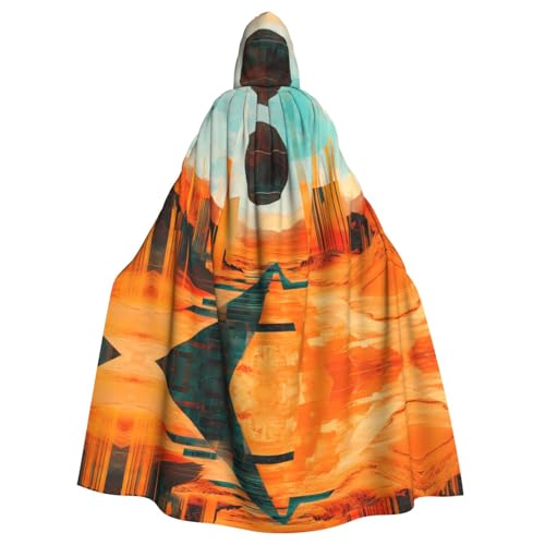 WZYWHJ Cosplay-Poncho mit Wüstenmuster, Aldult Qualität, für Damen und Herren, Halloween WZYWHJ Cosplay-Poncho mit Wüstenmuster, Aldult Qualität, für Damen und Herren, Halloween von WZYWHJ