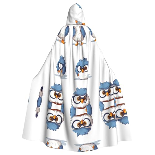 WZYWHJ Cosplay-Poncho mit blauer Eule, für Damen und Herren, Halloween-Party WZYWHJ Cosplay-Poncho mit blauer Eule, für Damen und Herren, Halloween-Party von WZYWHJ