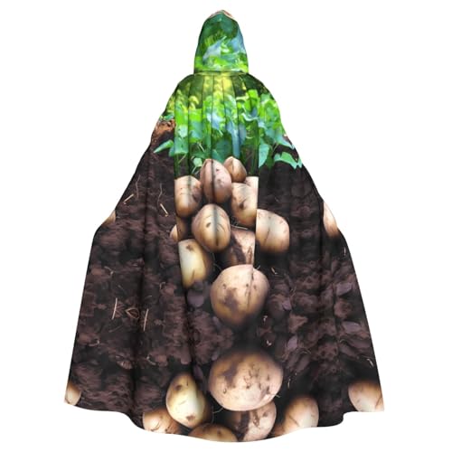 WZYWHJ Cosplay-Poncho mit frischem Kartoffelmuster, für Damen und Herren, Halloween-Party WZYWHJ Cosplay-Poncho mit frischem Kartoffelmuster, für Damen und Herren, Halloween-Party von WZYWHJ