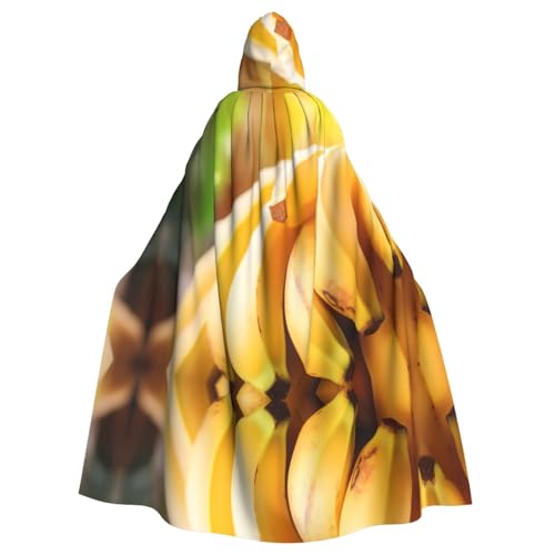 WZYWHJ Cosplay-Poncho mit gelbem Bananen-Druck, für Damen und Herren, Halloween-Party WZYWHJ Cosplay-Poncho mit gelbem Bananen-Druck, für Damen und Herren, Halloween-Party von WZYWHJ