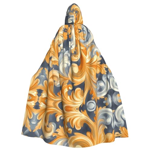 WZYWHJ Cosplay-Poncho mit goldenem Blumenmotiv, für Damen und Herren, Halloween-Party WZYWHJ Cosplay-Poncho mit goldenem Blumenmotiv, für Damen und Herren, Halloween-Party von WZYWHJ