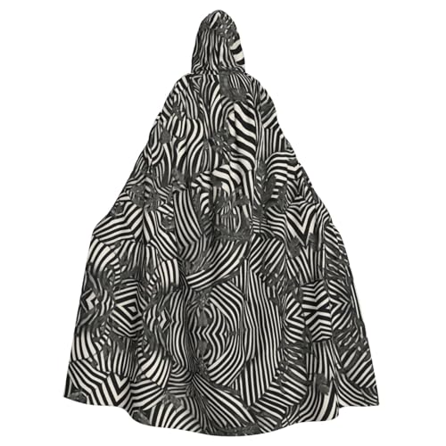 WZYWHJ Cosplay-Poncho mit minimalistischem Streifendruck, für Damen und Herren, Halloween-Party WZYWHJ Cosplay-Poncho mit minimalistischem Streifendruck, für Damen und Herren, Halloween-Party von WZYWHJ