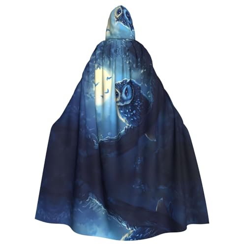 WZYWHJ Cosplay-Poncho mit niedlichem Eulenmuster, für Damen und Herren, Halloween-Party WZYWHJ Cosplay-Poncho mit niedlichem Eulenmuster, für Damen und Herren, Halloween-Party von WZYWHJ