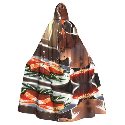 WZYWHJ Cosplay-Poncho mit niedlichem Katzenmuster, für Damen und Herren, Halloween-Party WZYWHJ Cosplay-Poncho mit niedlichem Katzenmuster, für Damen und Herren, Halloween-Party von WZYWHJ