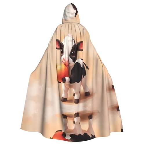 WZYWHJ Cosplay-Poncho mit niedlichem Kuh-Muster, hochwertig, für Damen und Herren, Halloween WZYWHJ Cosplay-Poncho mit niedlichem Kuh-Muster, hochwertig, für Damen und Herren, Halloween von WZYWHJ