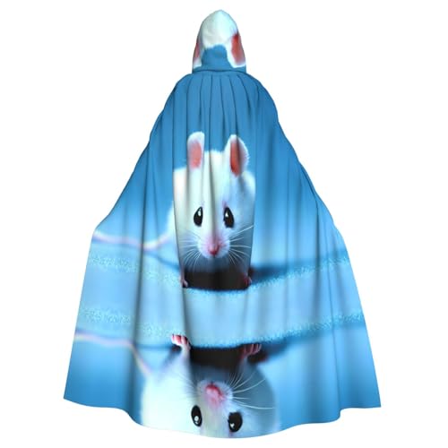 WZYWHJ Cosplay-Poncho mit niedlichem Mäusemuster, für Damen und Herren, Halloween-Party von WZYWHJ