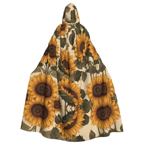 WZYWHJ Cosplay-Poncho mit toskanischem Sonnenblumenmuster, für Damen und Herren, Halloween-Party WZYWHJ Cosplay-Poncho mit toskanischem Sonnenblumenmuster, für Damen und Herren, Halloween-Party von WZYWHJ