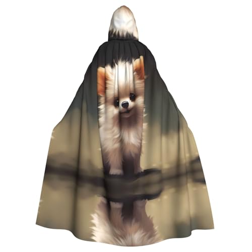 WZYWHJ Ein geliebter Welpen-Umhang mit Kapuze, Aldult Qualität, Cosplay-Poncho mit Kapuze, Umhang für Männer und Frauen, Halloween WZYWHJ Ein geliebter Welpen-Umhang mit Kapuze, Aldult Qualität, Cosplay-Poncho mit Kapuze, Umhang für Männer und Frauen, Halloween von WZYWHJ