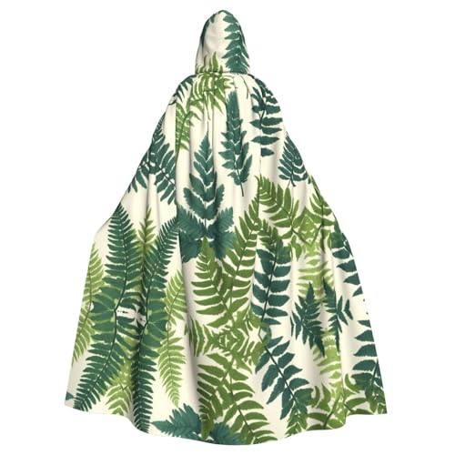 WZYWHJ Encyclopedia of Ferns Prints Aldult Qualität Cosplay Poncho Kapuzenumhang für Damen und Herren Halloween WZYWHJ Encyclopedia of Ferns Prints Aldult Qualität Cosplay Poncho Kapuzenumhang für Damen und Herren Halloween von WZYWHJ