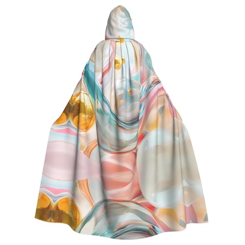 WZYWHJ Flüssiger runder Poncho mit Kapuze, Aldult Qualität, für Damen und Herren, Halloween WZYWHJ Flüssiger runder Poncho mit Kapuze, Aldult Qualität, für Damen und Herren, Halloween von WZYWHJ