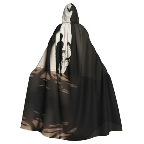 WZYWHJ Horrible Shadow Printing Aldult Cosplay Poncho Hooded Cloak for men and women Halloween Party WZYWHJ Horrible Shadow Printing Aldult Cosplay Poncho Hooded Cloak for men and women Halloween Party von WZYWHJ