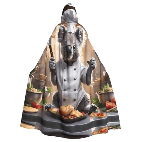 WZYWHJ Koala-Koch-Poncho mit Kapuze, für Damen und Herren, für Halloween-Party WZYWHJ Koala-Koch-Poncho mit Kapuze, für Damen und Herren, für Halloween-Party von WZYWHJ