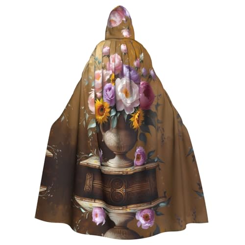 WZYWHJ Kunst-Illustrationsmuster, Aldult Qualität, Cosplay-Poncho mit Kapuze, Umhang für Damen und Herren, Halloween WZYWHJ Kunst-Illustrationsmuster, Aldult Qualität, Cosplay-Poncho mit Kapuze, Umhang für Damen und Herren, Halloween von WZYWHJ