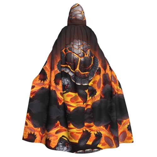 WZYWHJ Lava Turtle Shell Prints Aldult Qualität Cosplay Poncho Kapuzenumhang für Damen und Herren Halloween WZYWHJ Lava Turtle Shell Prints Aldult Qualität Cosplay Poncho Kapuzenumhang für Damen und Herren Halloween von WZYWHJ