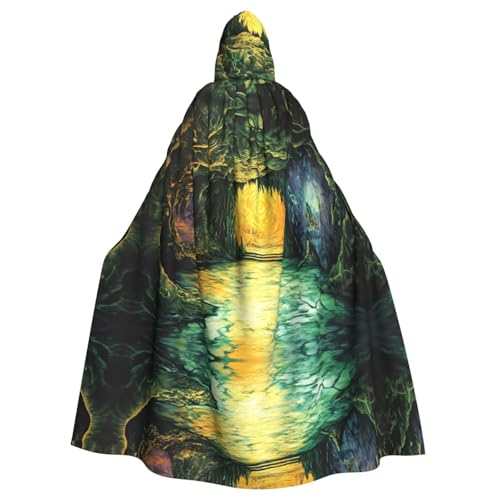 WZYWHJ Magische Höhle Bild Aldult Qualität Cosplay Poncho Kapuzenumhang für Damen und Herren Halloween WZYWHJ Magische Höhle Bild Aldult Qualität Cosplay Poncho Kapuzenumhang für Damen und Herren Halloween von WZYWHJ