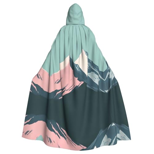 WZYWHJ Minimalistischer Cosplay-Poncho mit Kapuze für Damen und Herren, Halloween-Party WZYWHJ Minimalistischer Cosplay-Poncho mit Kapuze für Damen und Herren, Halloween-Party von WZYWHJ