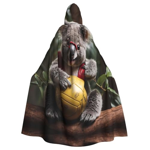 WZYWHJ Naughty Koala Printed Aldult Cosplay Poncho Hooded Cloak for men and women Halloween Party WZYWHJ Naughty Koala Printed Aldult Cosplay Poncho Hooded Cloak for men and women Halloween Party von WZYWHJ