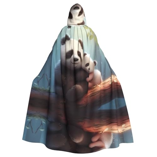 WZYWHJ Niedlicher Panda-Poncho mit Kapuze, für Damen und Herren, Halloween-Party WZYWHJ Niedlicher Panda-Poncho mit Kapuze, für Damen und Herren, Halloween-Party von WZYWHJ