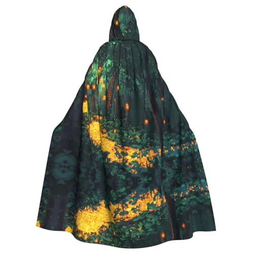 WZYWHJ Pixel Forest Picture Aldult Qualität Cosplay Poncho Kapuzenumhang für Damen und Herren Halloween WZYWHJ Pixel Forest Picture Aldult Qualität Cosplay Poncho Kapuzenumhang für Damen und Herren Halloween von WZYWHJ