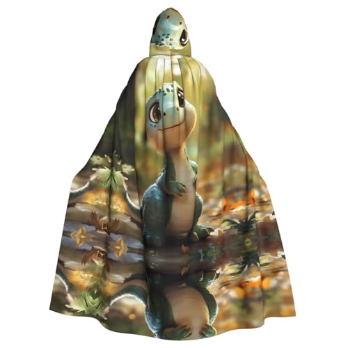 WZYWHJ Primitive Animals Picture Aldult Quality Cosplay Poncho Hooded Cloak for men and women Halloween von WZYWHJ