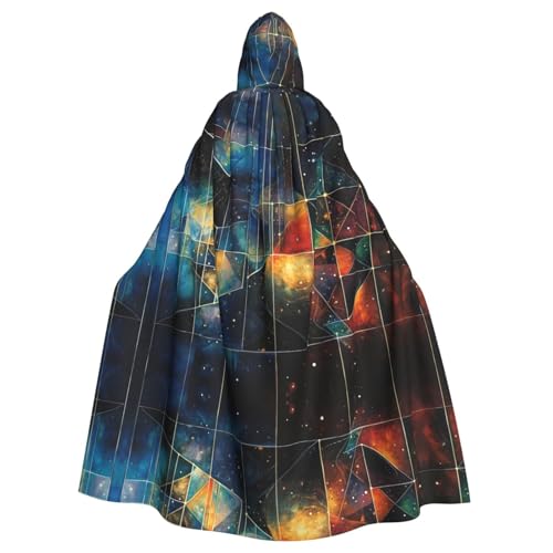 WZYWHJ Quantum Poncho mit Gittermuster, hochwertiger Cosplay-Poncho mit Kapuze, Umhang für Damen und Herren, Halloween WZYWHJ Quantum Poncho mit Gittermuster, hochwertiger Cosplay-Poncho mit Kapuze, Umhang für Damen und Herren, Halloween von WZYWHJ