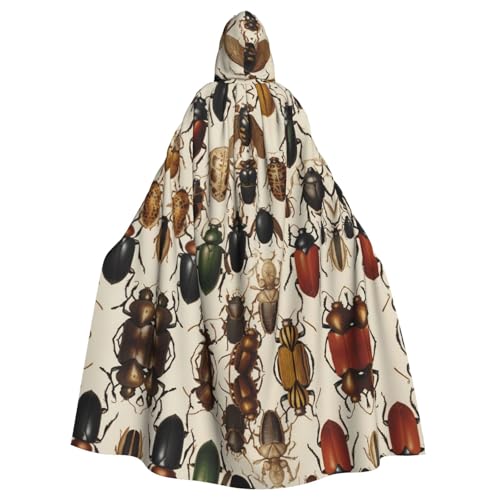 WZYWHJ Renaissance-Poncho mit Käfer-Muster, Aldult Qualität, Cosplay-Poncho mit Kapuze, Umhang für Damen und Herren, Halloween WZYWHJ Renaissance-Poncho mit Käfer-Muster, Aldult Qualität, Cosplay-Poncho mit Kapuze, Umhang für Damen und Herren, Halloween von WZYWHJ