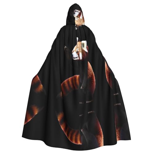 WZYWHJ Roter Panda-Poncho mit Kapuze, für Damen und Herren WZYWHJ Roter Panda-Poncho mit Kapuze, für Damen und Herren von WZYWHJ