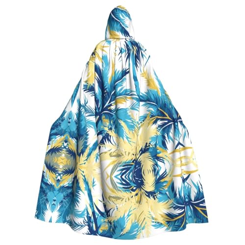 WZYWHJ Strand-Palmen-Druck, Aldult Cosplay, Poncho, Kapuzenumhang für Damen und Herren, Halloween-Party WZYWHJ Strand-Palmen-Druck, Aldult Cosplay, Poncho, Kapuzenumhang für Damen und Herren, Halloween-Party von WZYWHJ