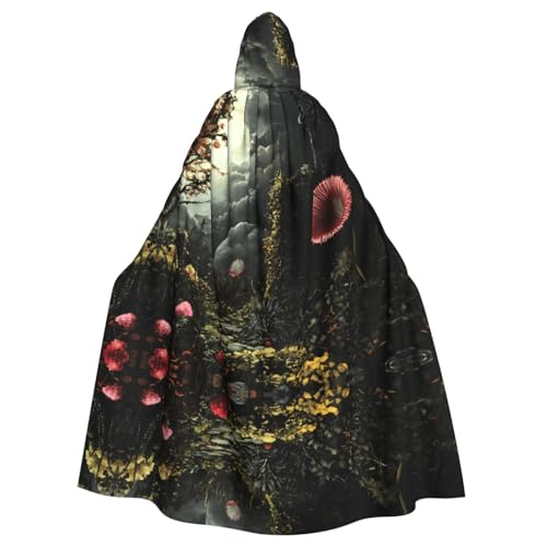 WZYWHJ The Venus Flytrap Waits Picture aldult Cosplay Poncho Hooded Cloak for men and women Halloween Party WZYWHJ The Venus Flytrap Waits Picture aldult Cosplay Poncho Hooded Cloak for men and women Halloween Party von WZYWHJ