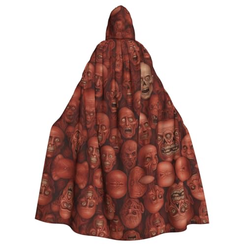 WZYWHJ The terrifying red wall Printed aldult Cosplay Poncho Hooded Cloak for men and women Halloween Party WZYWHJ The terrifying red wall Printed aldult Cosplay Poncho Hooded Cloak for men and women Halloween Party von WZYWHJ