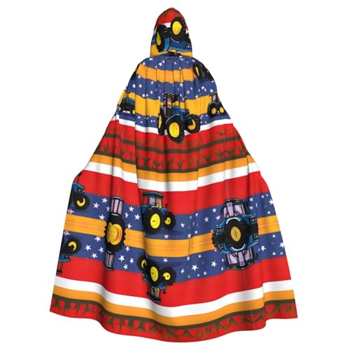 WZYWHJ Tractor Picture Aldult Hochwertiger Cosplay-Poncho mit Kapuze für Damen und Herren Halloween WZYWHJ Tractor Picture Aldult Hochwertiger Cosplay-Poncho mit Kapuze für Damen und Herren Halloween von WZYWHJ