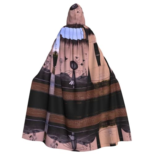 WZYWHJ Wandkunst-Bild Aldult Qualität Cosplay Poncho Kapuzenumhang für Damen und Herren Halloween von WZYWHJ