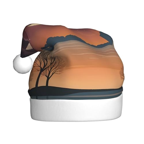 WZYWHJ Weihnachtsmütze für Erwachsene – Ornament-Stirnband für Feiertage, Partys und Kostümveranstaltungen, Abendmondmuster WZYWHJ Weihnachtsmütze für Erwachsene – Ornament-Stirnband für Feiertage, Partys und Kostümveranstaltungen, Abendmondmuster von WZYWHJ