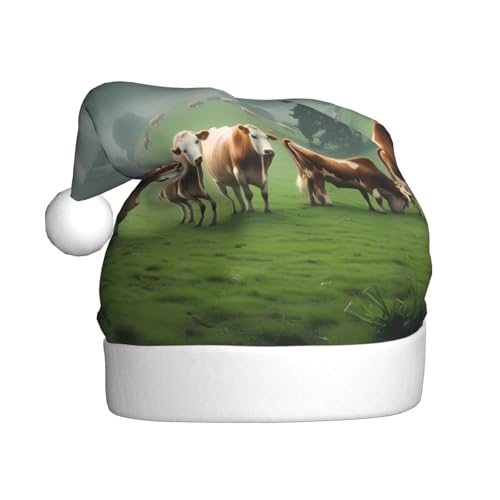 WZYWHJ Weihnachtsmütze für Erwachsene – Ornament-Stirnband für Feiertage, Partys und Kostümveranstaltungen, Alpenrinder-Muster WZYWHJ Weihnachtsmütze für Erwachsene – Ornament-Stirnband für Feiertage, Partys und Kostümveranstaltungen, Alpenrinder-Muster von WZYWHJ